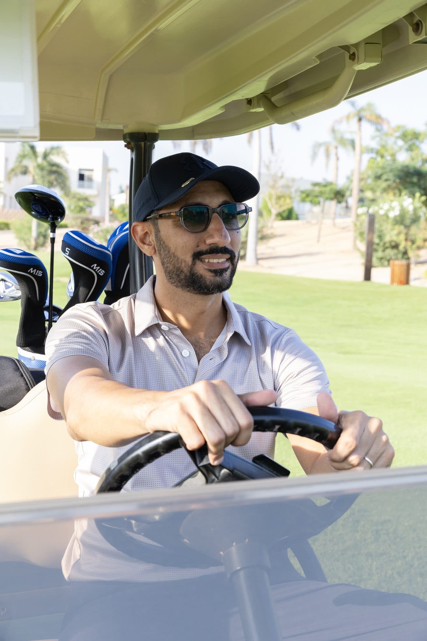 Driving the cart